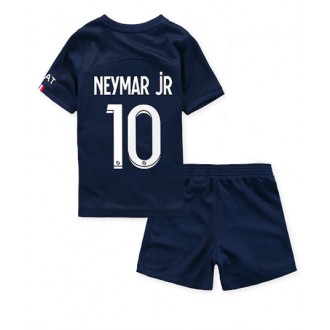 Paris Saint-Germain Neymar Jr #10 Hjemmedraktsett Barn 2022-23 Kortermet (+ korte bukser)